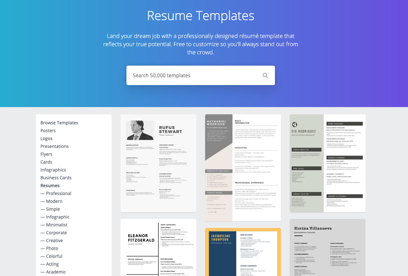 Resume Templates